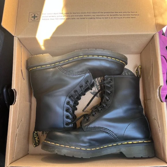 Dr. Martens Black Boots - Picture 1 of 5